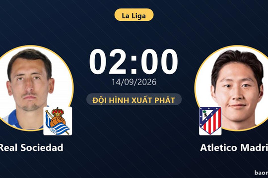 Trực tiếp Real Sociedad vs Atletico Madrid: Hiệp 2 bắt đầu, hòa 0-0
