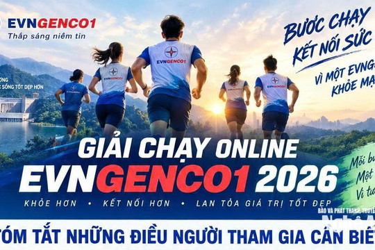 Công ty Thủy điện Bản Vẽ lan tỏa văn hóa doanh nghiệp qua những bước chạy