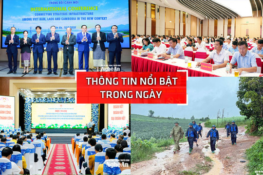 Nghệ An: Thông tin nổi bật ngày 15/9