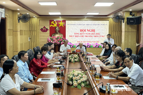 Phát huy vai trò cựu giáo chức trong sự nghiệp giáo dục