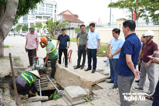 Nghệ An tăng cường rà soát, bảo đảm thoát nước mưa, hạn chế ngập úng đô thị