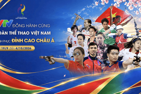 Đài Truyền hình Việt Nam công bố sở hữu bản quyền phát sóng trọn vẹn kỳ ASIAD 20 năm 2026