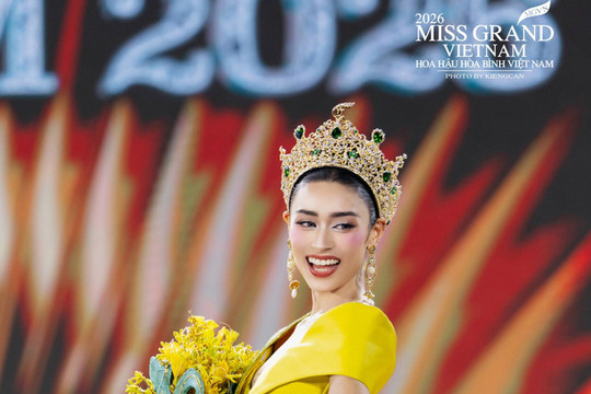 Đại diện Việt Nam Emoura Phạm nỗ lực bứt phá tại bình chọn Miss Grand International 2026