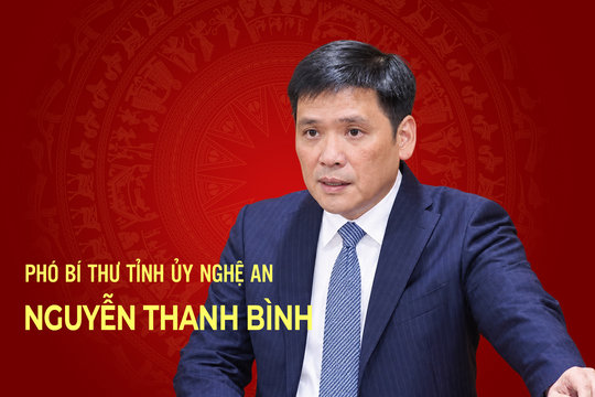 Infographic: Chân dung Phó Bí thư Tỉnh ủy Nghệ An Nguyễn Thanh Bình
