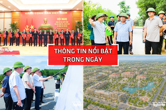 Nghệ An: Thông tin nổi bật ngày 18/9