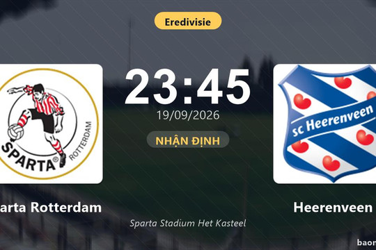 Nhận định Sparta Rotterdam vs Heerenveen: Cả hai cùng khát thắng