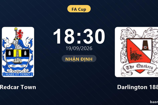 Nhận định Redcar Town vs Darlington 1883: Điểm tựa sân nhà