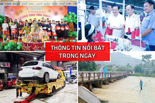 Nghệ An: Thông tin nổi bật ngày 20/9