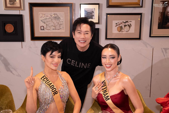 Chủ tịch Miss Grand International dành nhiều lời khen ngợi cho đại diện Việt Nam Emoura Phạm