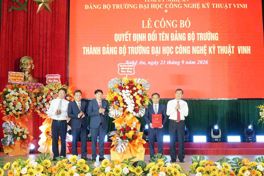 Vinh University of Technology and Education Renamed Vinh University of Engineering and Technology