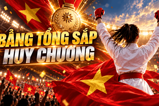 Bảng tổng sắp huy chương ASIAD 2026 hôm nay 23/9: Việt Nam bật lên hạng 16 sau HCV đầu tiên