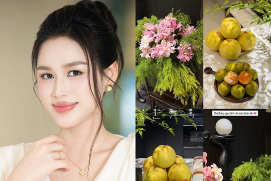 Hoa hậu Đỗ Thị Hà trang trí tổ ấm đón Tết Trung thu, chia sẻ về cuộc sống sau kết hôn