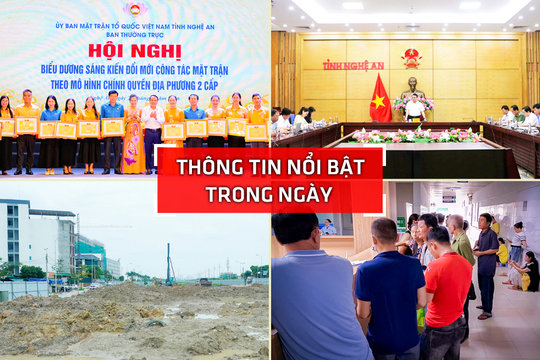 Nghệ An: Thông tin nổi bật ngày 23/9