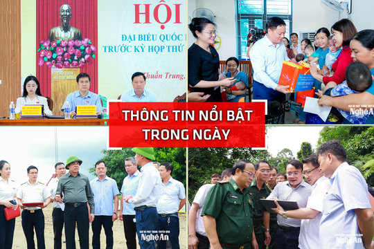 Nghệ An: Thông tin nổi bật ngày 24/9