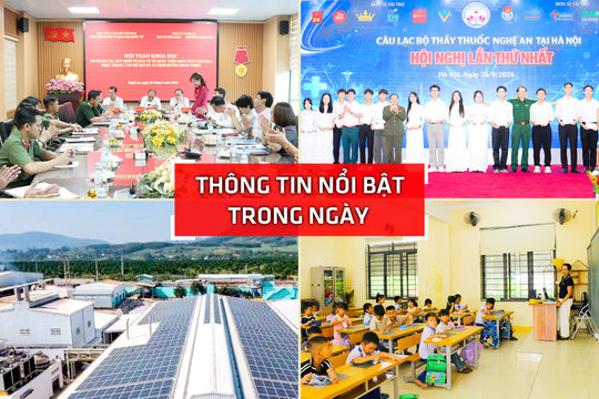 Nghệ An: Thông tin nổi bật ngày 26/9