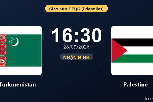 Trận Turkmenistan vs Palestine bị hủy