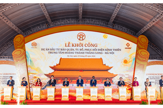 Tổng Bí thư, Chủ tịch nước Tô Lâm dự Lễ khởi công Dự án đầu tư bảo quản, tu bổ, phục hồi Điện Kính Thiên