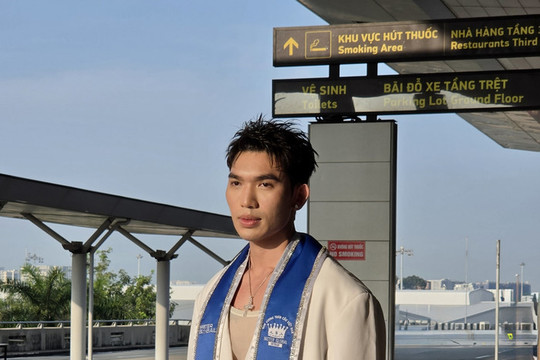 Người mẫu Trương Trọng Hiếu đại diện Việt Nam sang Thái Lan tranh tài Mister Global 2026