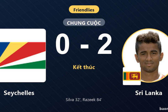 Thua thuyết phục Sri Lanka, Seychelles nối dài chuỗi trận thất vọng