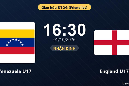 Nhận định Venezuela U17 vs England U17: Hứa hẹn màn đôi công