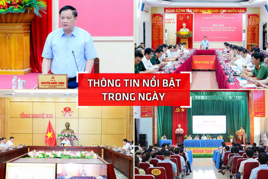 Nghệ An: Thông tin nổi bật ngày 1/10