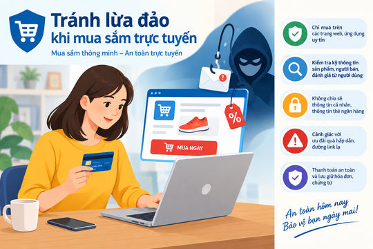 9 cách tránh bẫy lừa đảo khi mua sắm trực tuyến