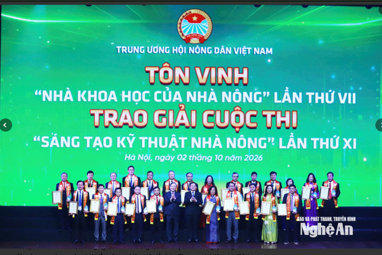 Nghệ An có 2 “Nhà khoa học của nhà nông” được tôn vinh năm 2026