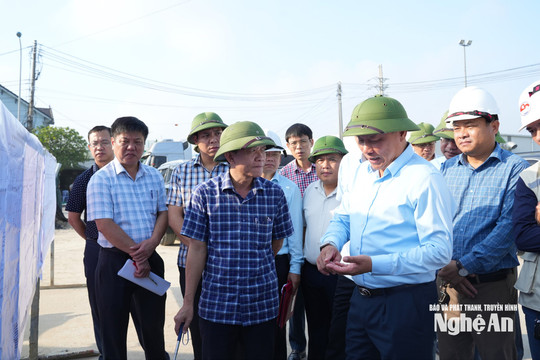 Cao tốc Vinh - Thanh Thủy: Siết chặt đường găng tiến độ, kiểm soát nghiêm năng lực nhà thầu