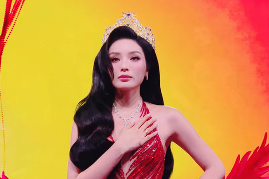 Đoàn Thiên Ân nhắn gửi thân mật đến Hoa hậu Kỳ Duyên trong đêm khép lại 2 năm nhiệm kỳ đáng nhớ