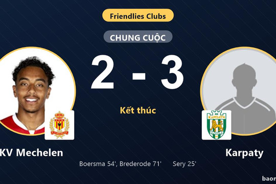 Karpaty thắng kịch tính, nỗ lực rượt đuổi của KV Mechelen bất thành