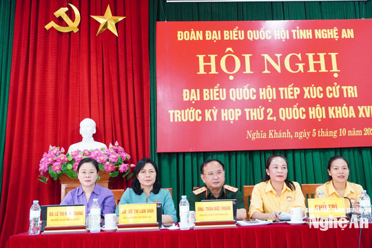 Cử tri xã Nghĩa Khánh kiến nghị những vấn đề liên quan sau sắp xếp bộ máy, đầu tư các công trình dân sinh