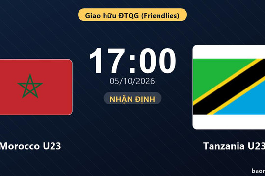 Trận Morocco U23 vs Tanzania U23 bị hủy