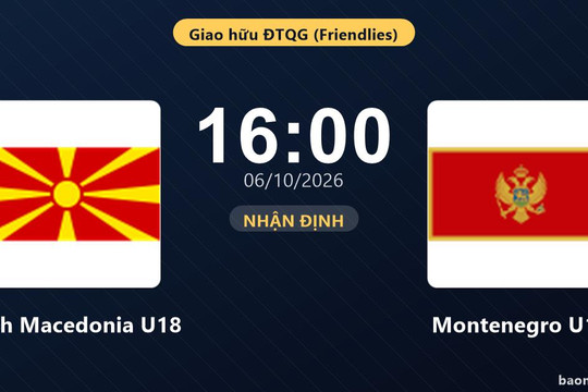 Nhận định North Macedonia U18 vs Montenegro U18: Áp lực đè nặng chủ nhà