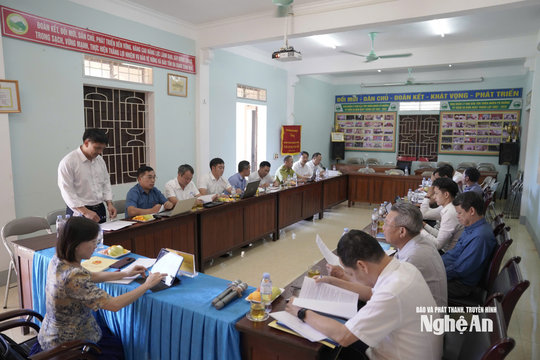 Khảo sát việc giải quyết kiến nghị cử tri, góp ý Dự thảo Luật Đất đai (sửa đổi) tại Khu Bảo tồn thiên nhiên Pù Huống