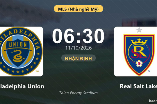 Nhận định Philadelphia Union vs Real Salt Lake: Chủ nhà nối dài mạch thăng hoa?