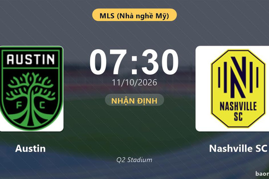 Nhận định Austin vs Nashville SC: Bài toán lực lượng của chủ nhà