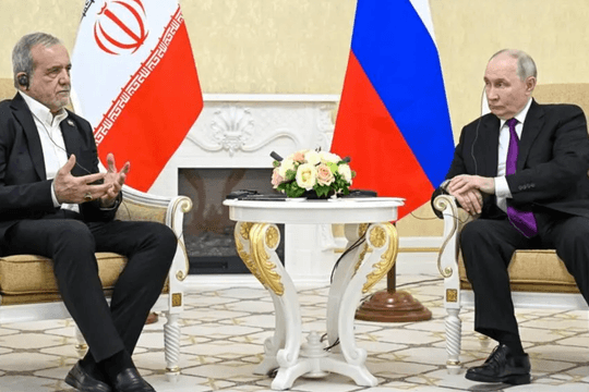 Tổng thống Putin truyền tải 'quan điểm hoà bình' của Iran cho Mỹ