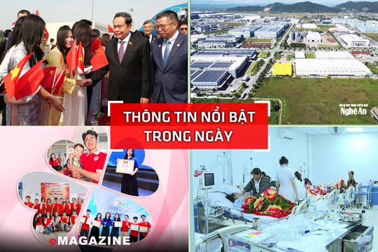 Nghệ An: Thông tin nổi bật ngày 11/10