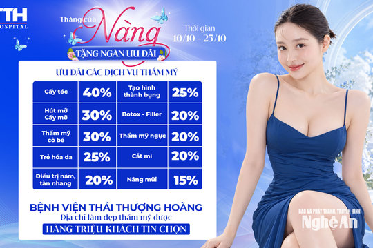 Ưu đãi thẩm mỹ cực sốc tặng đến 26 triệu tại Bệnh viện Thái Thượng Hoàng