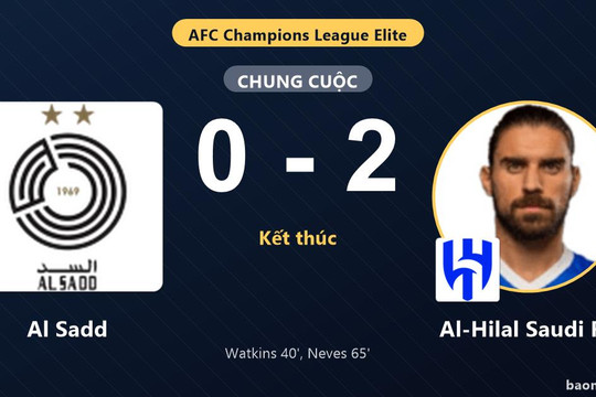 Đánh bại Al Sadd, Al-Hilal Saudi FC leo lên thứ 5 còn chủ nhà rơi xuống nhóm cuối