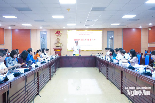HĐND tỉnh Nghệ An thẩm tra phương án phân bổ hơn 111 tỷ đồng phục vụ phát triển văn hóa