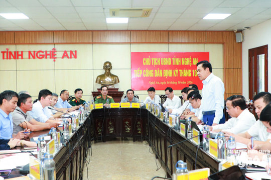 Chủ tịch UBND tỉnh Nghệ An tiếp công dân, chỉ đạo xử lý 7 vụ việc