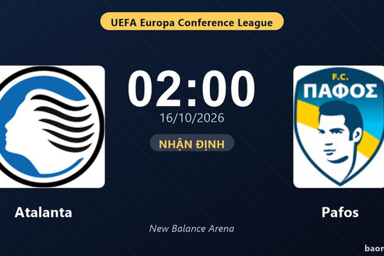 Nhận định Atalanta vs Pafos: Điểm nóng cuộc đua tốp đầu