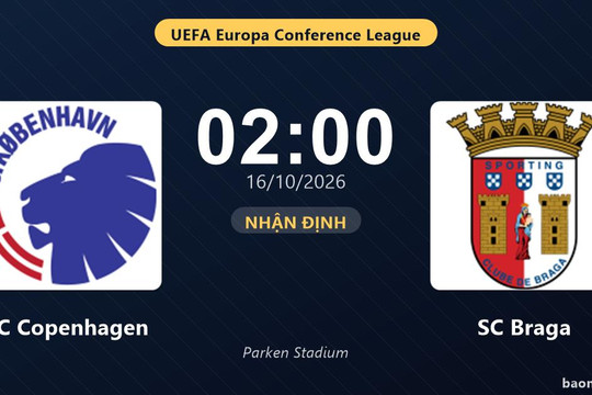 Nhận định FC Copenhagen vs SC Braga: Điểm nóng cuộc đua tốp đầu