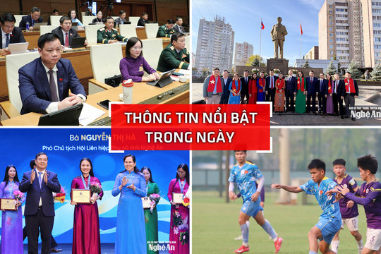 Nghệ An: Thông tin nổi bật ngày 17/10
