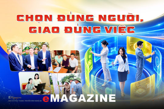 Chọn đúng người, giao đúng việc