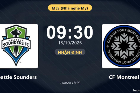 Nhận định Seattle Sounders vs CF Montreal: Điểm tựa từ phong độ cao