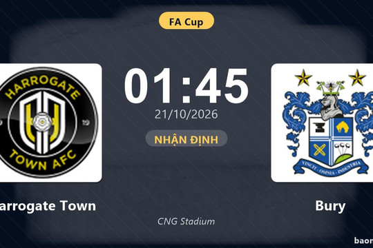 Nhận định Harrogate Town vs Bury: Hứa hẹn màn đôi công