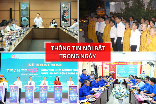Nghệ An: Thông tin nổi bật ngày 20/10