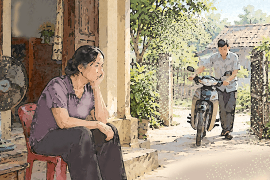 Phía trước là nhà